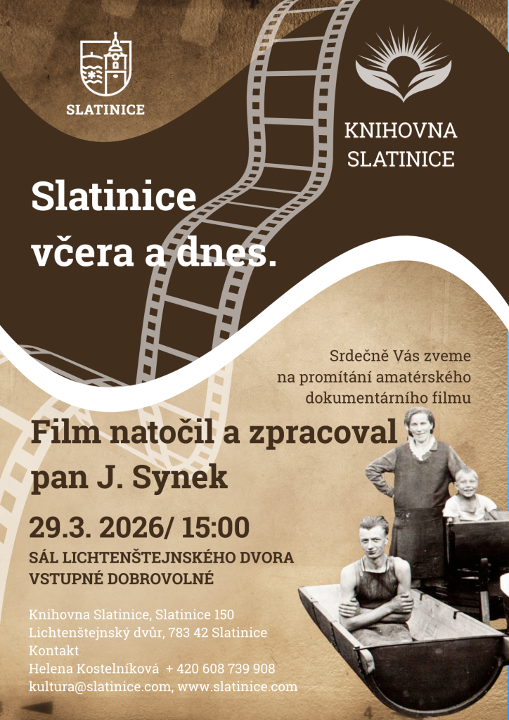 Slatinice včera a dnes, dokument. 