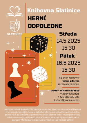 Společenská akce s hrami